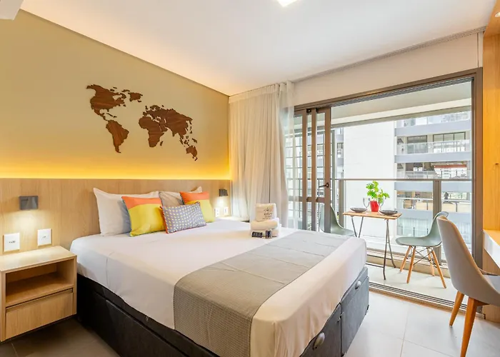 Easy Star - Studio Charmoso Com Piscina No Brooklin! - Bq01I