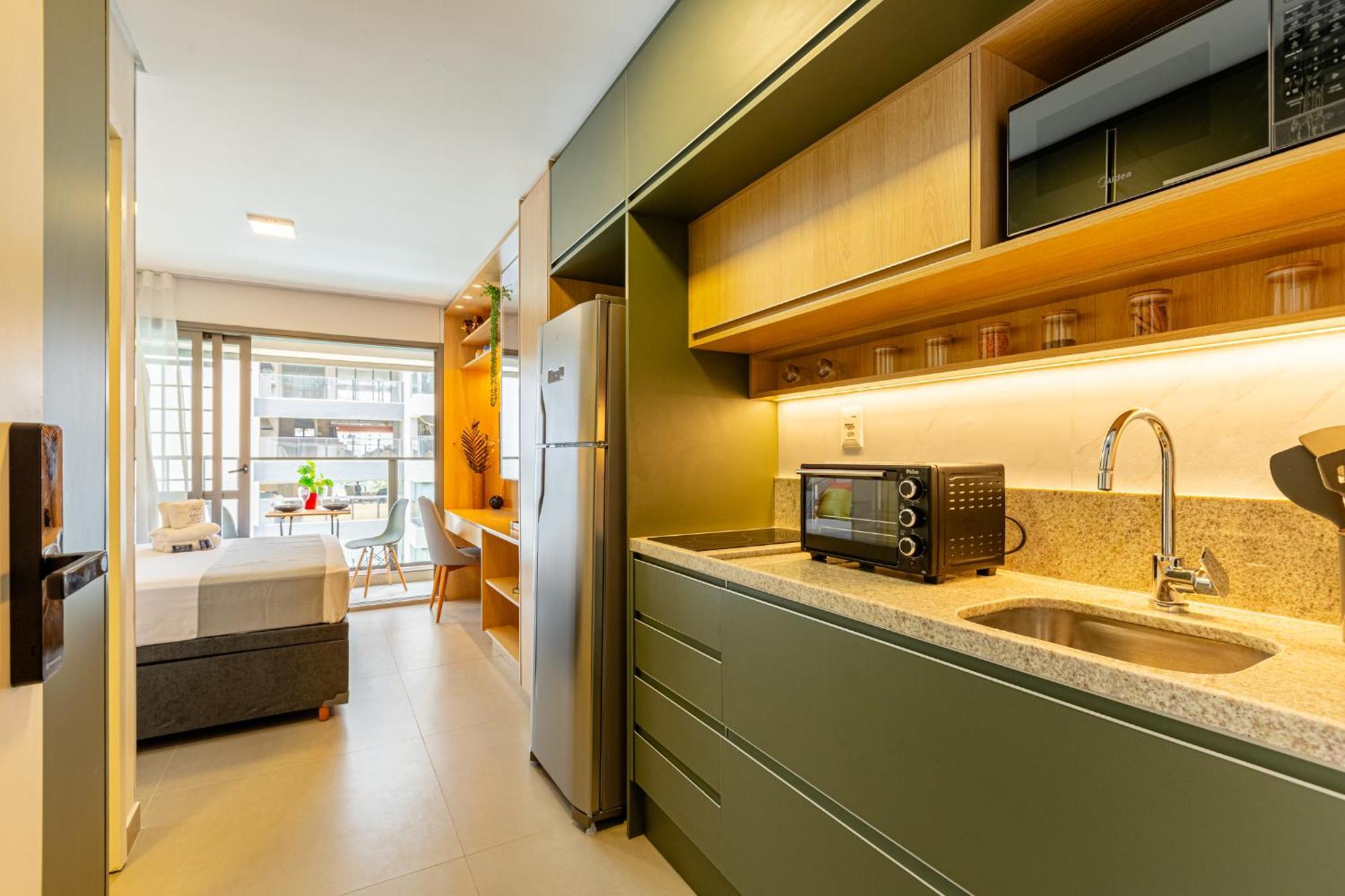 Apartamento Easy Star - Charmoso Com Piscina No Brooklin! - Bq01i *