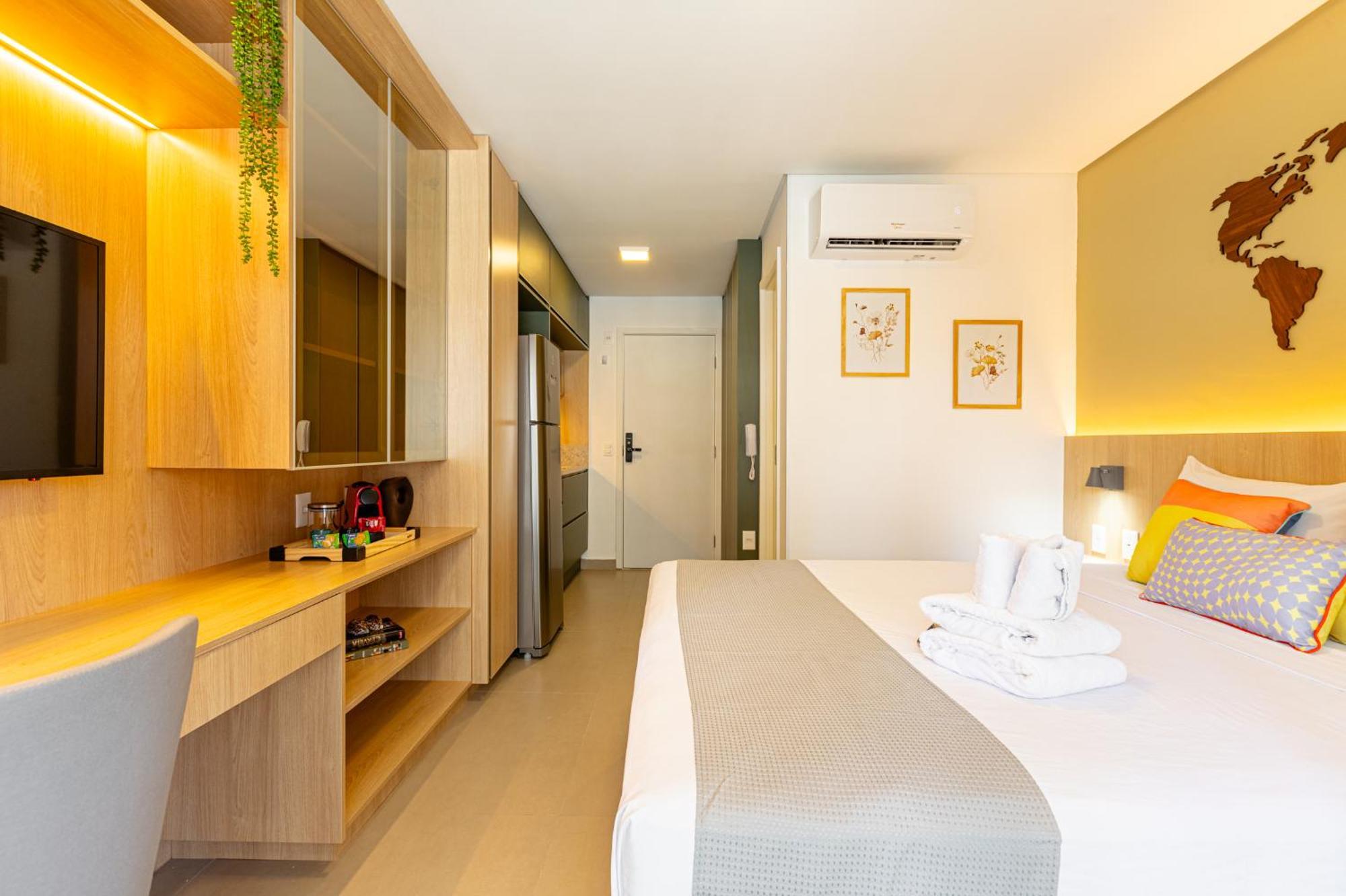Apartamento Easy Star - Charmoso Com Piscina No Brooklin! - Bq01i