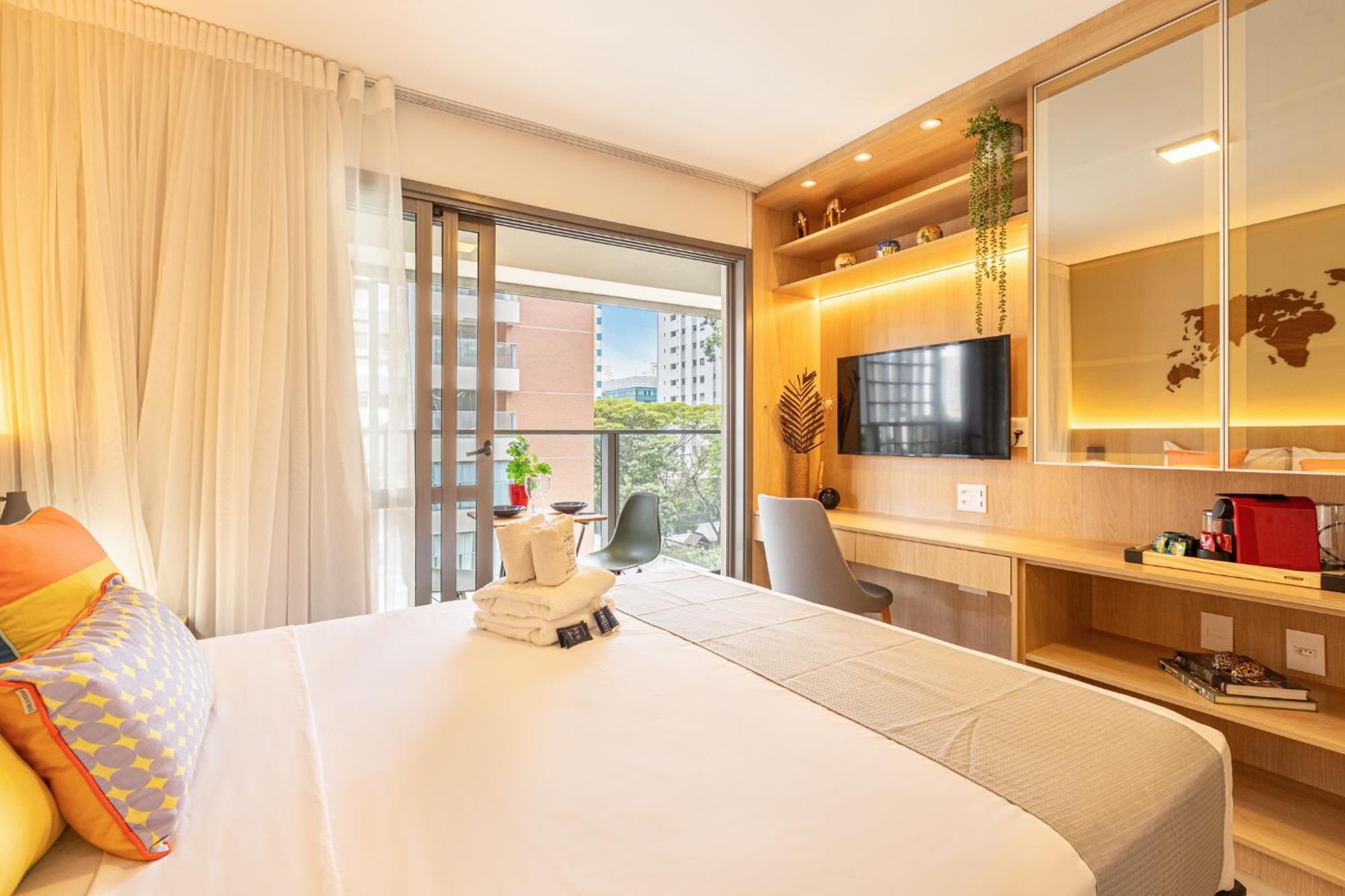 Easy Star - Charmoso Com Piscina No Brooklin! - Bq01i Apartamento São Paulo